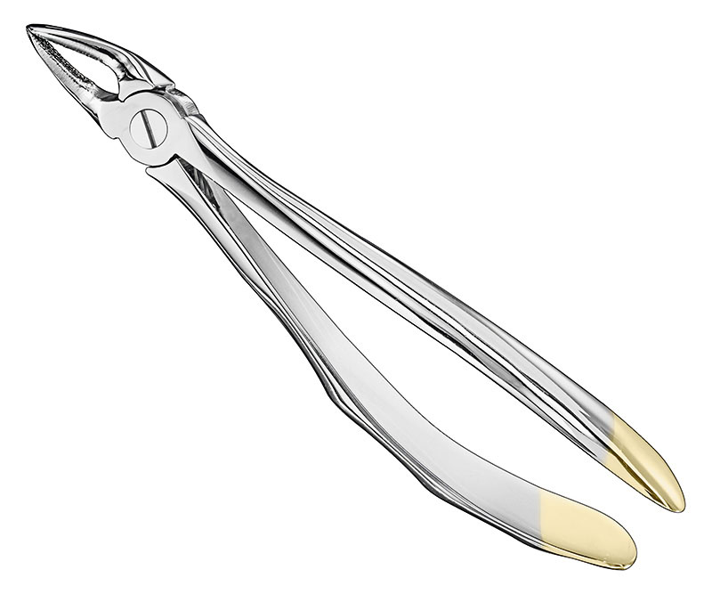 Extracting forceps, anat.