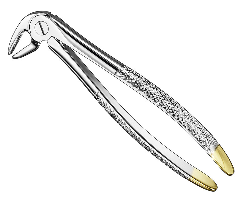 Extracting forceps, engl.