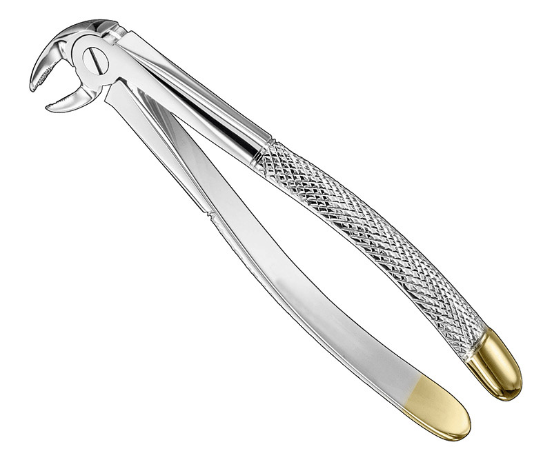 Extracting forceps, engl.