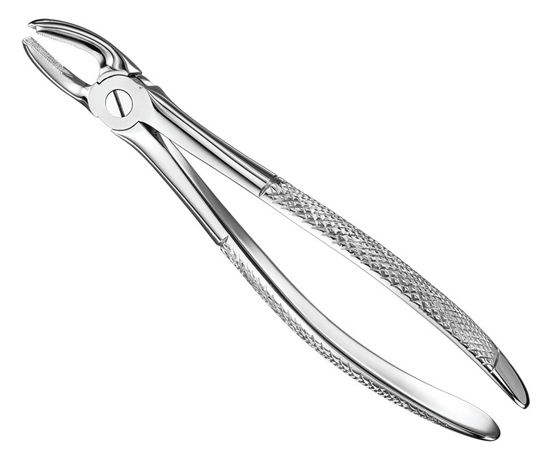 Extracting forceps, engl.