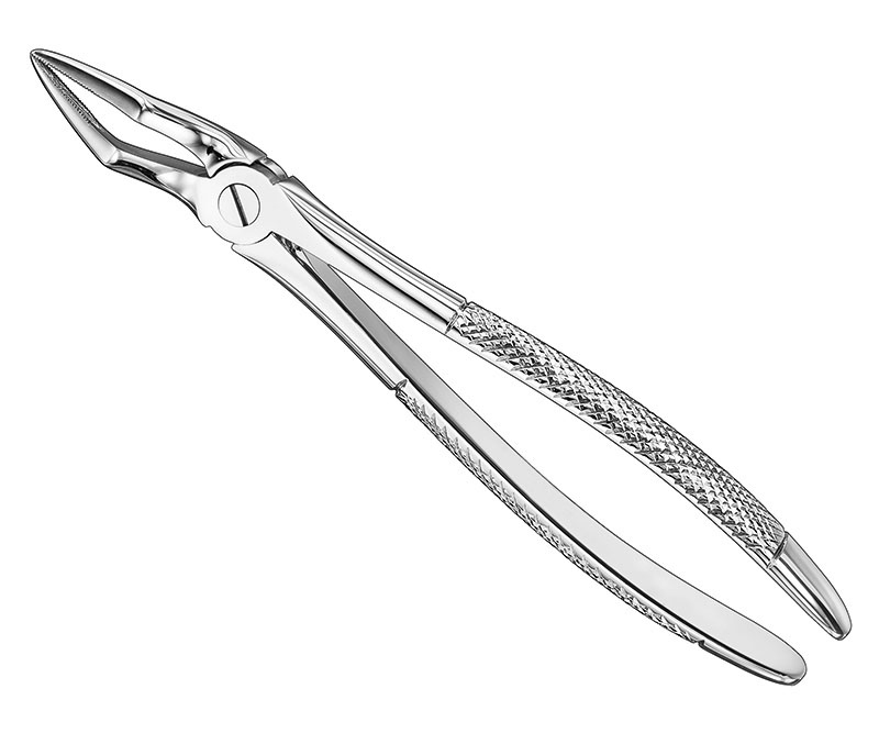 Extracting forceps, engl.