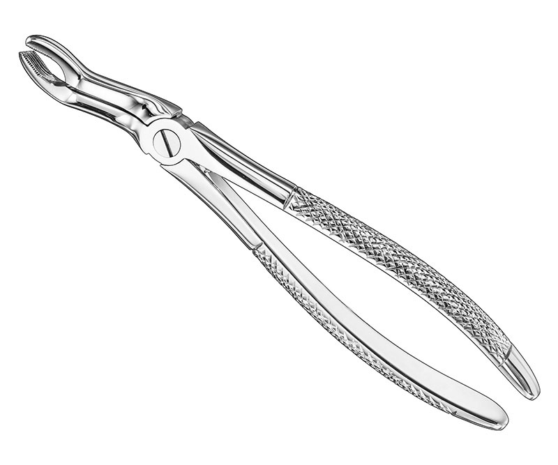 Extracting forceps, engl.