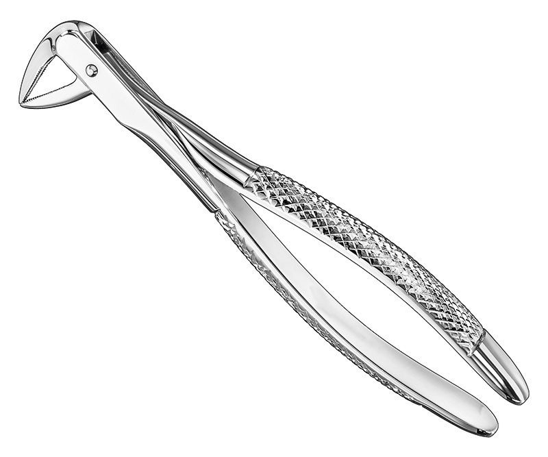 Extracting forceps, engl.