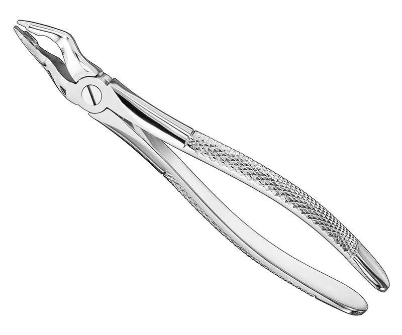 Extracting forceps, engl.