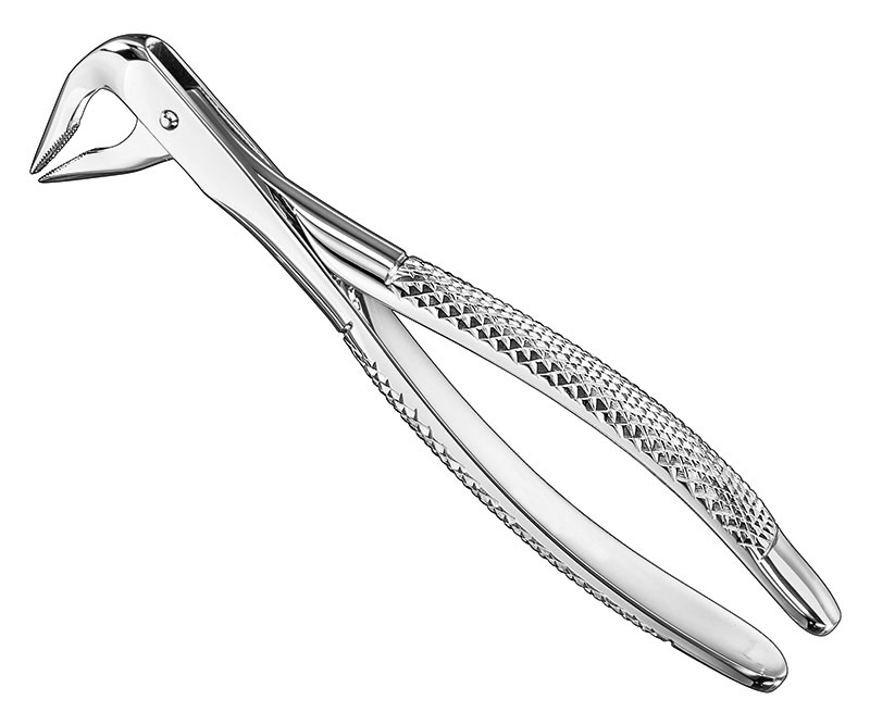 Extracting forceps, engl.