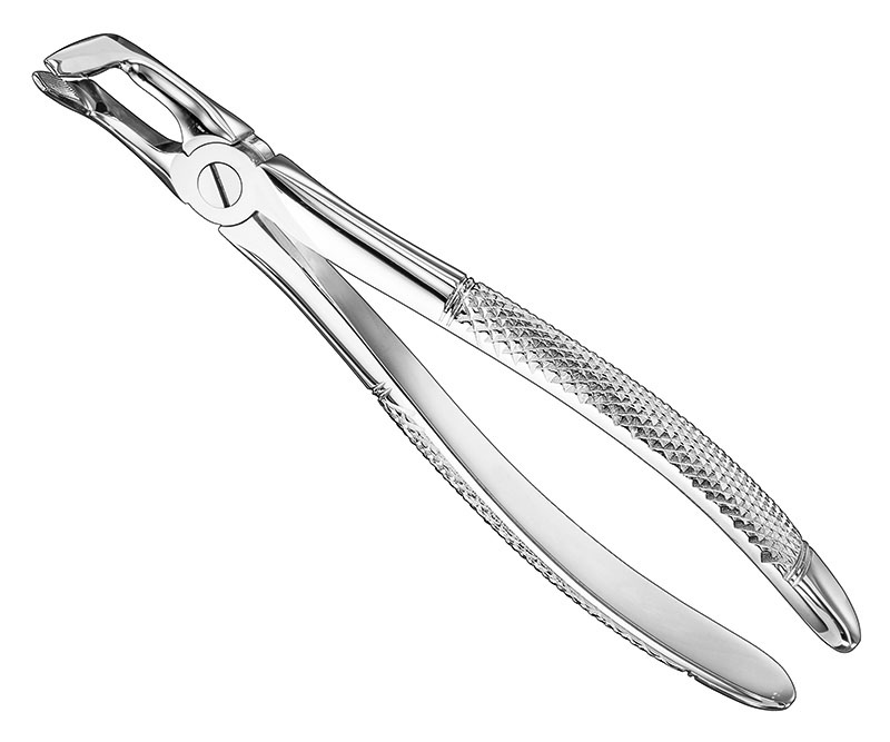 Extracting forceps, engl.